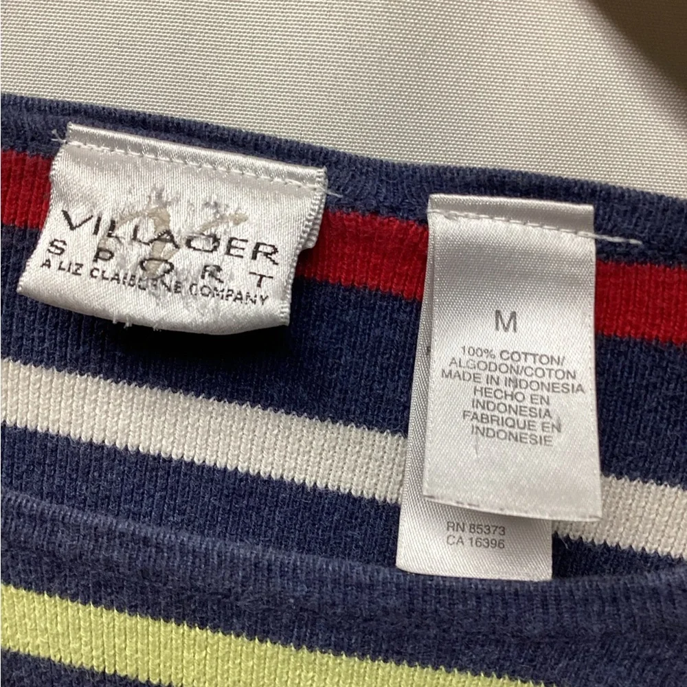 Vintage Villager Sport Mid Weight Sweater from Liz Claiborne Multi. Size Medium